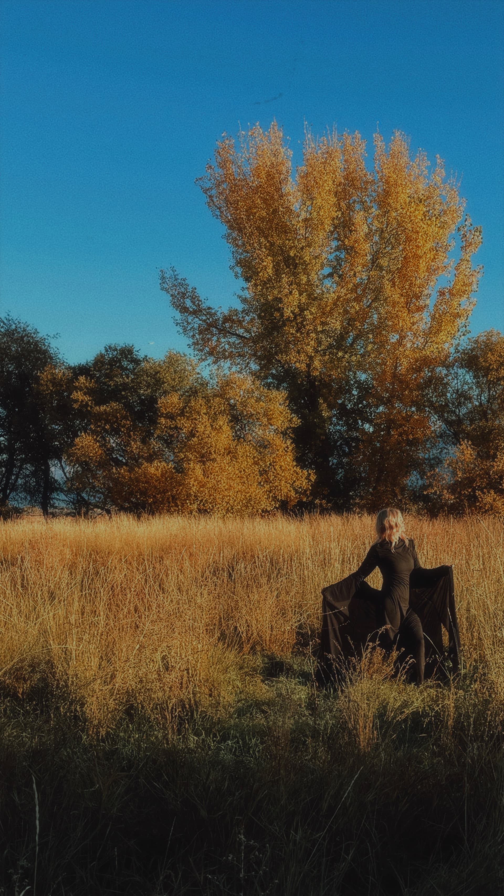 Dancing in the field